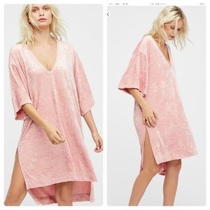 We the Free The Luxe Tee Pink Velvet